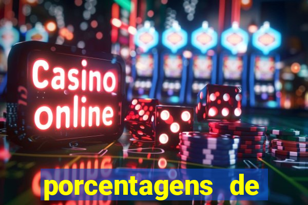 porcentagens de jogos pagantes